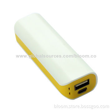Universal Mobile Phone Charger, 2,600mAh, Plastic Material, Customized Logos AcceptedNew